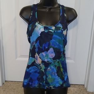 Athleta Razorback Flower Tank- Size XS